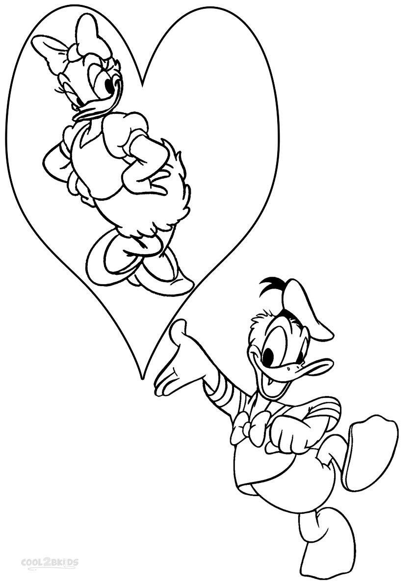Free Printable Coloring Pages Donald Duck