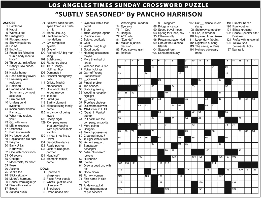 Crossword Puzzles For Adults Best Coloring Pages For Kids