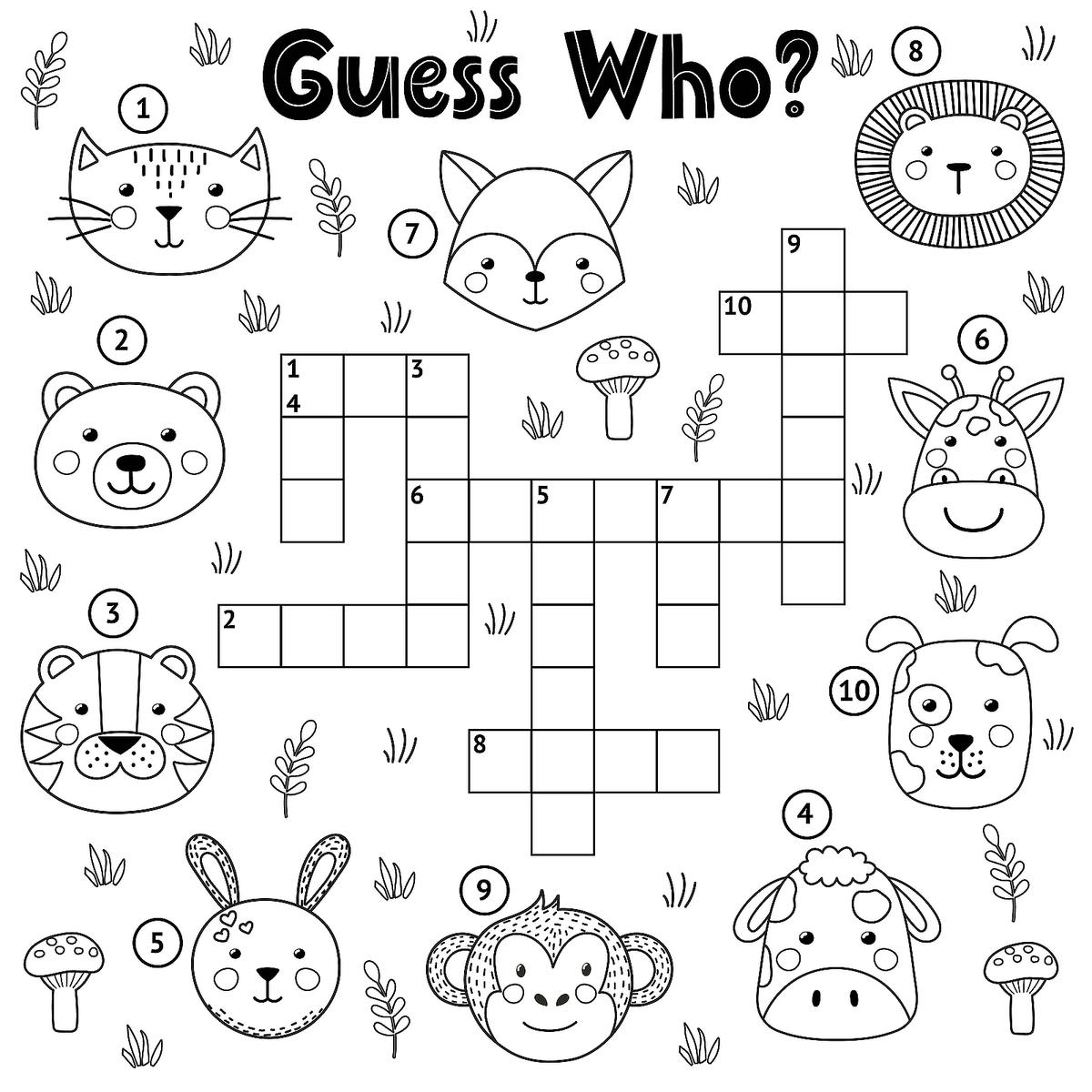 Crossword Puzzles For Kids Fun Free Printable Crossword Puzzle Worksheets Library
