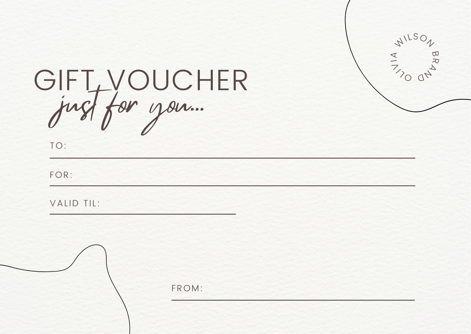 Free Printable Business Gift Certificate Template