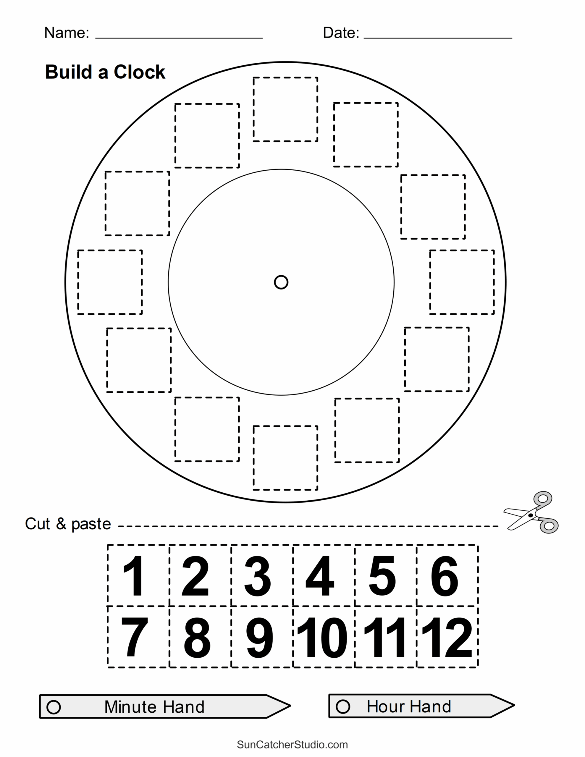 3 Skill Project Worksheets Printable