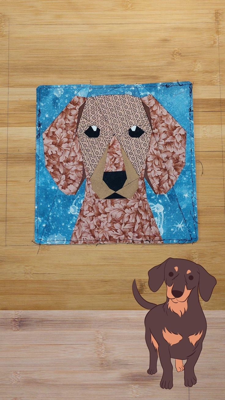 Dachshund Quilt Block Patterns 4 Versions With Variations