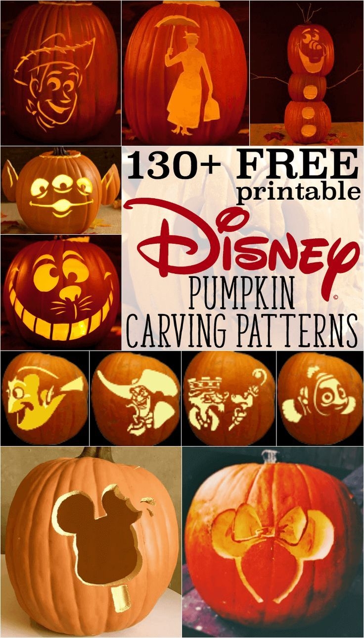 Disney Pumpkin Stencils Free Printable Pumpkin Templates