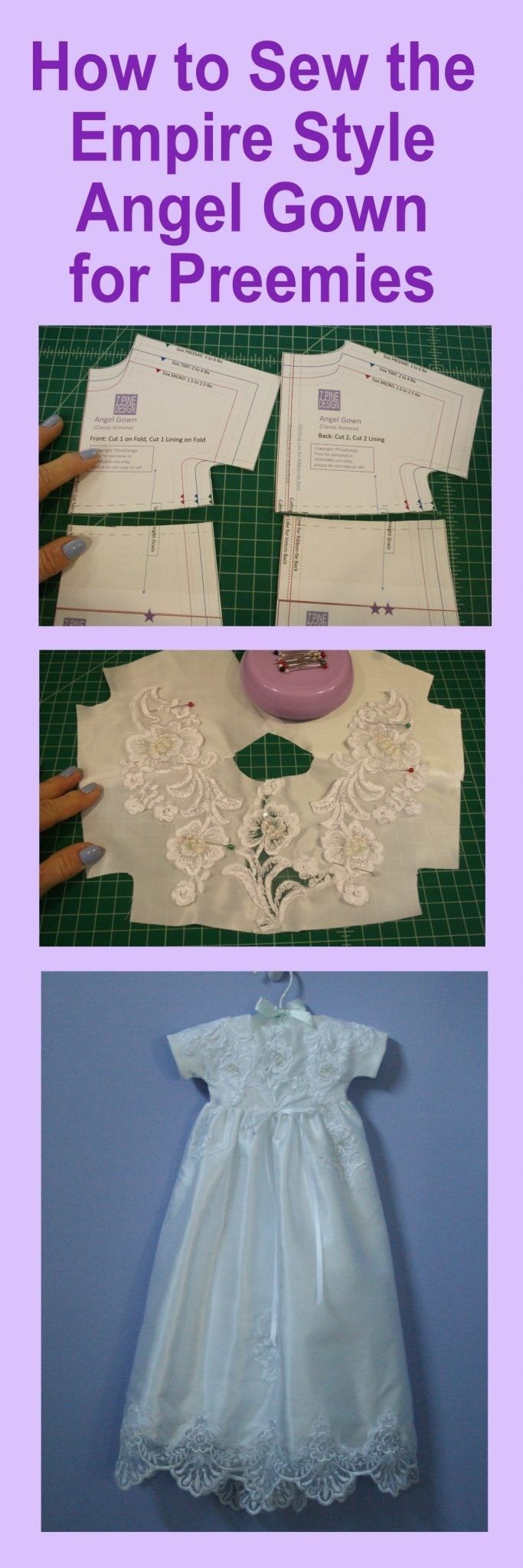 DIY Angel Gown For Preemies