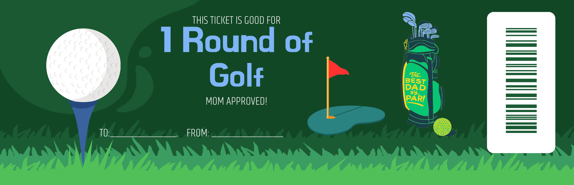DIY Father s Day Golf Gift Idea With Free Printable Our Tiny Nest