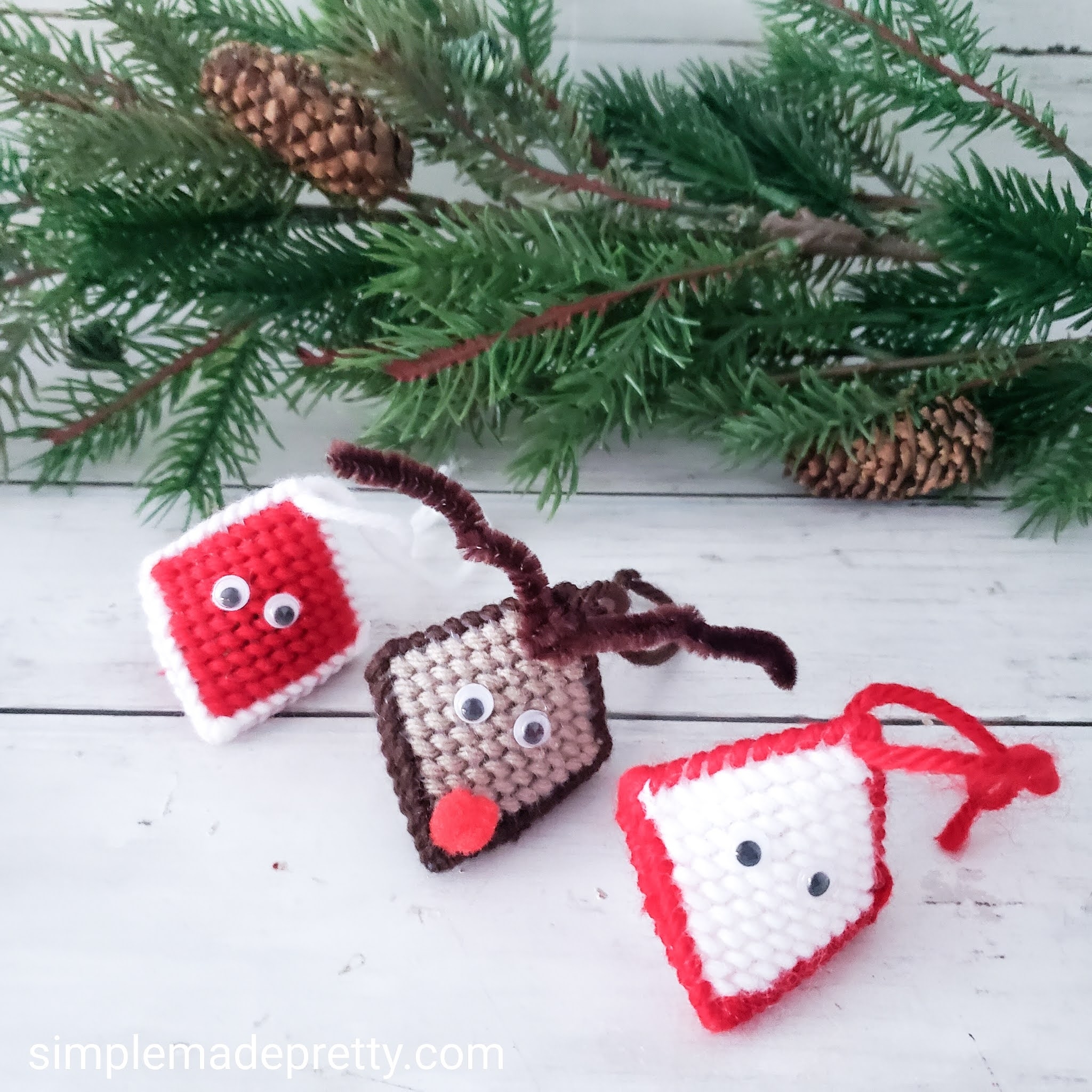 Free Printable Merry Christmas Plastic Canvas Patterns