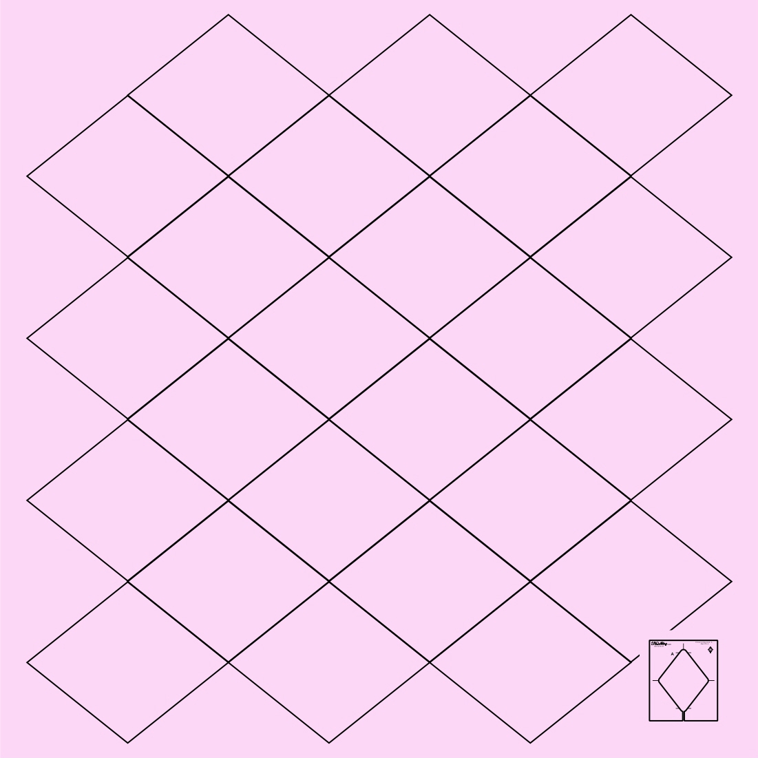 DM Quilting Triad Diamond Templates Sew Steady
