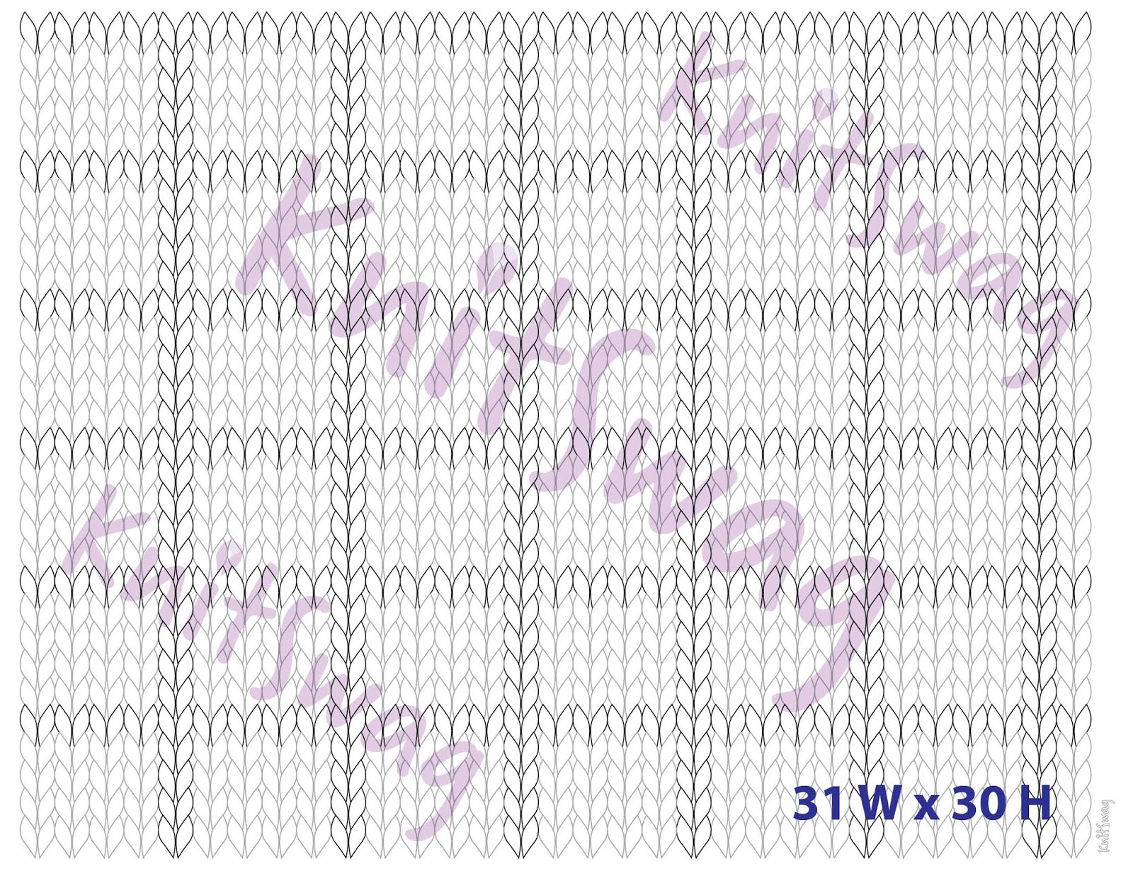 Printable Graph Paper For Knitting Patterns