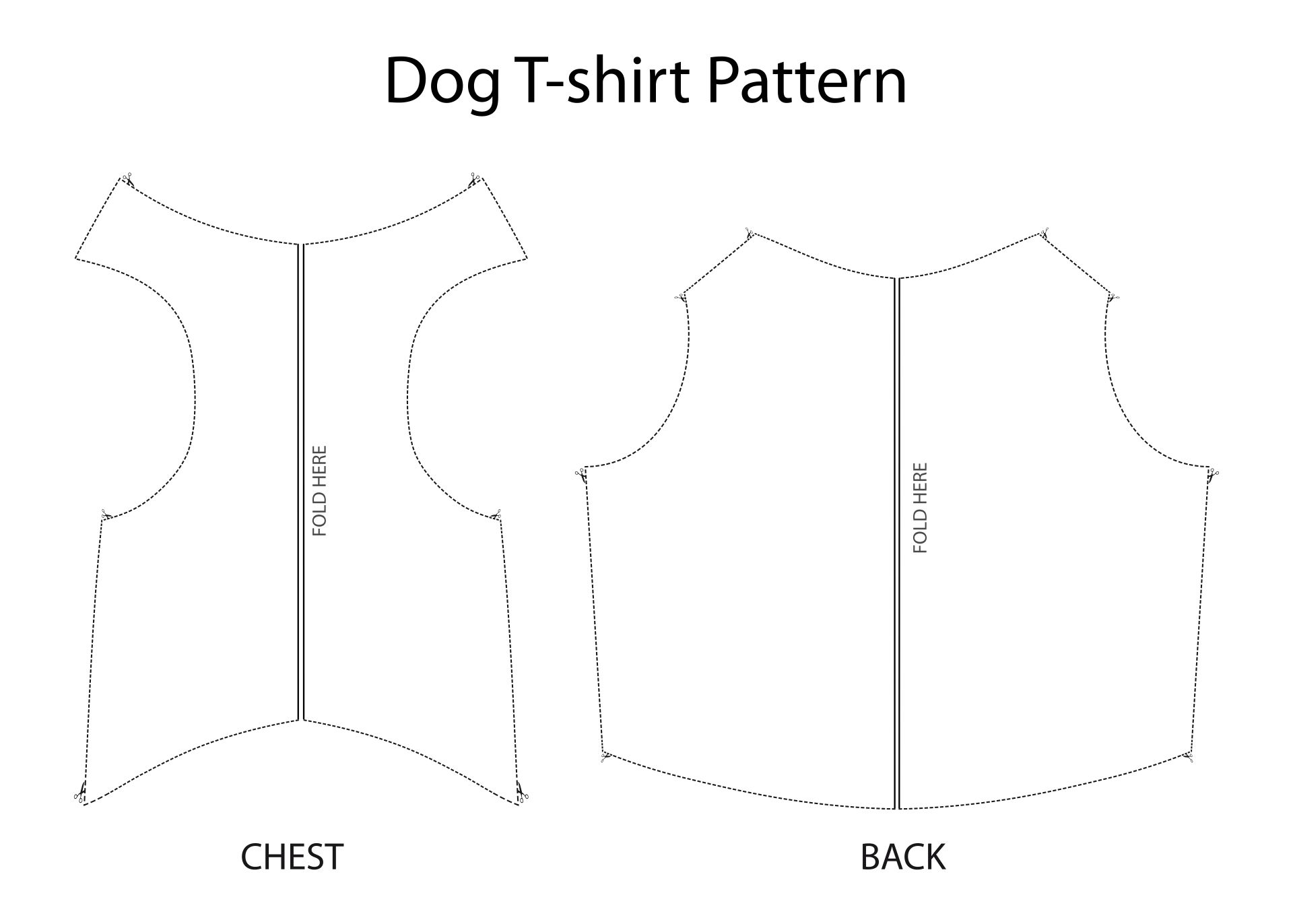 Downloadable Free Printable Dog Clothes Patterns