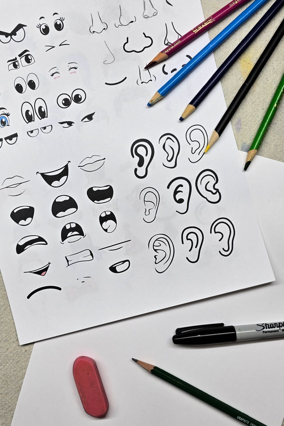 Drawing Cartoon Faces Art Project For Kids Kids Activities Blog