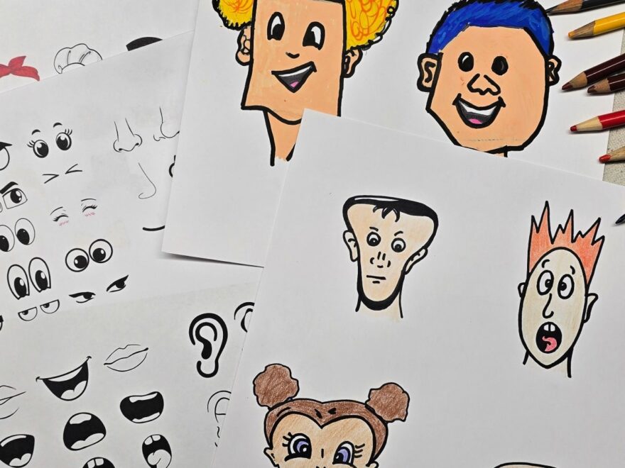Drawing Cartoon Faces Art Project For Kids Kids Activities Blog