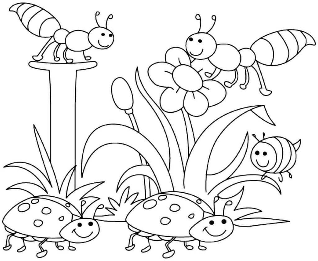 Printable Simple Coloring Pages For Preschool