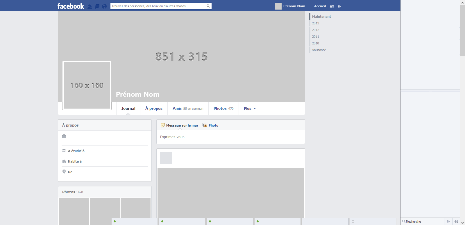 Facebook Template By NicolasMzrd On DeviantArt