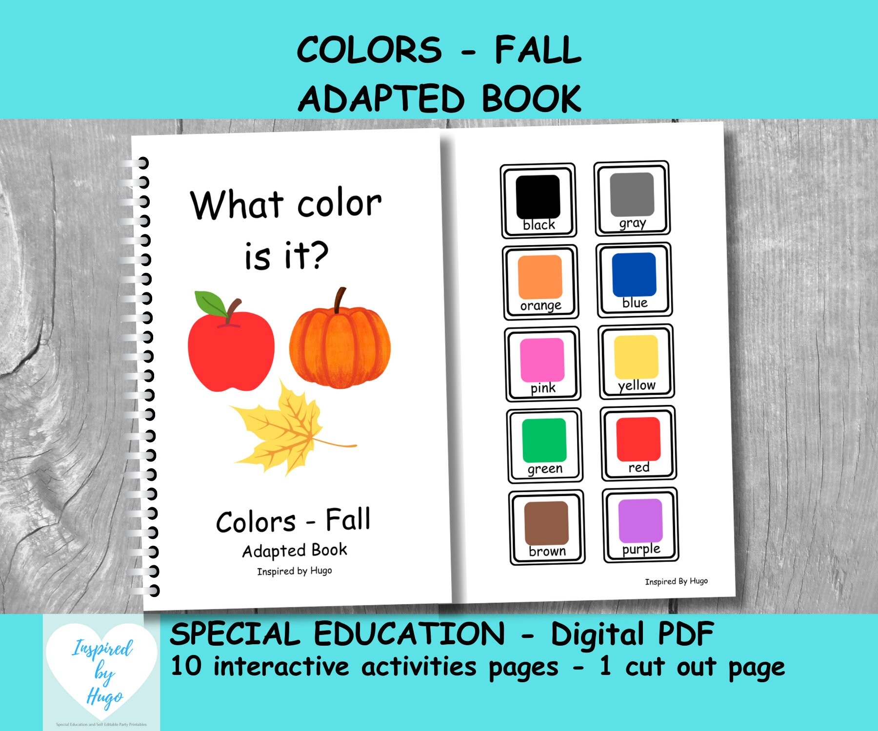 The Colors Of Fall Free Printable Book