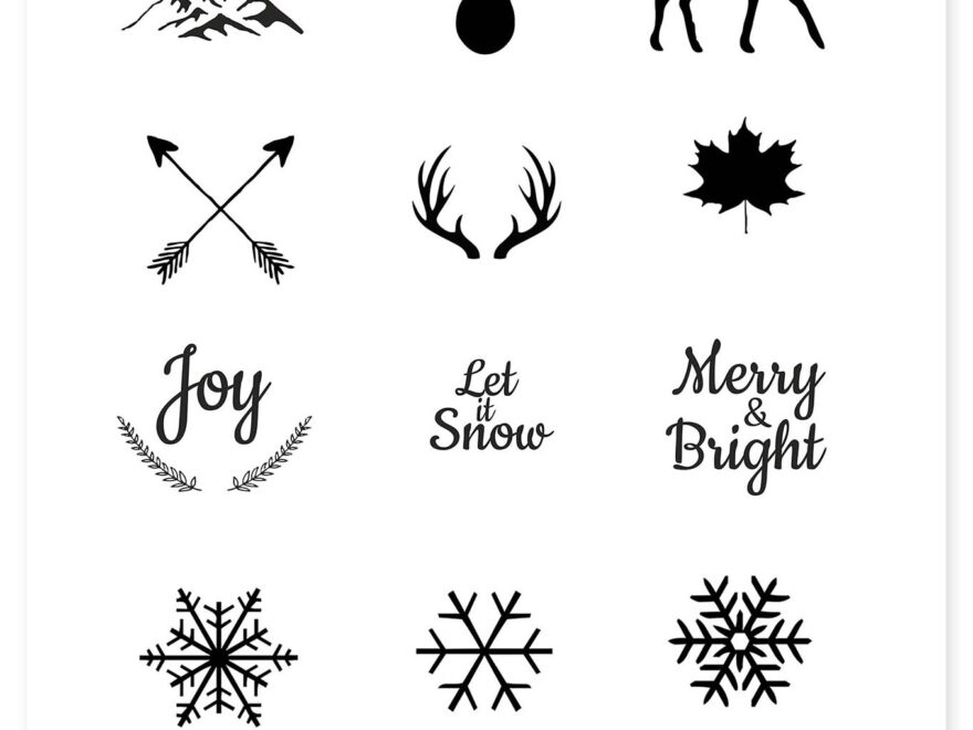 Faux Wood Burned Christmas Tree Ornaments