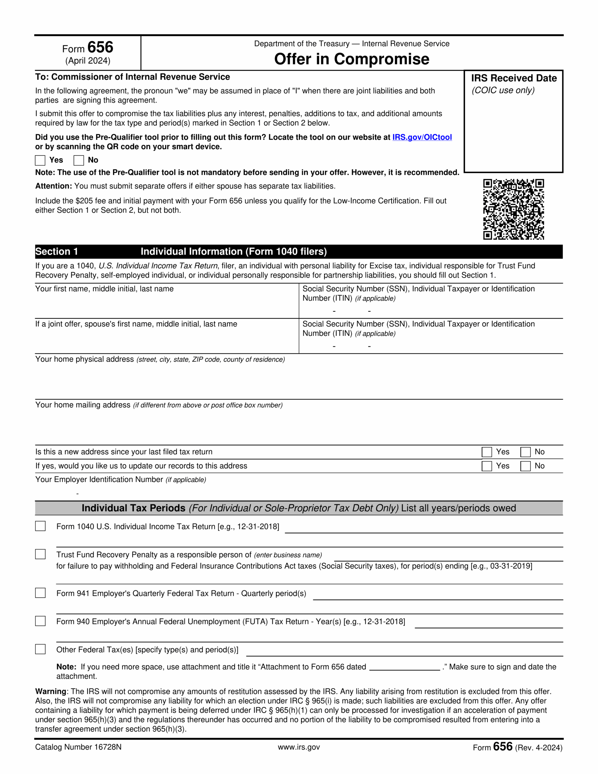 Printable Version Irs 433b