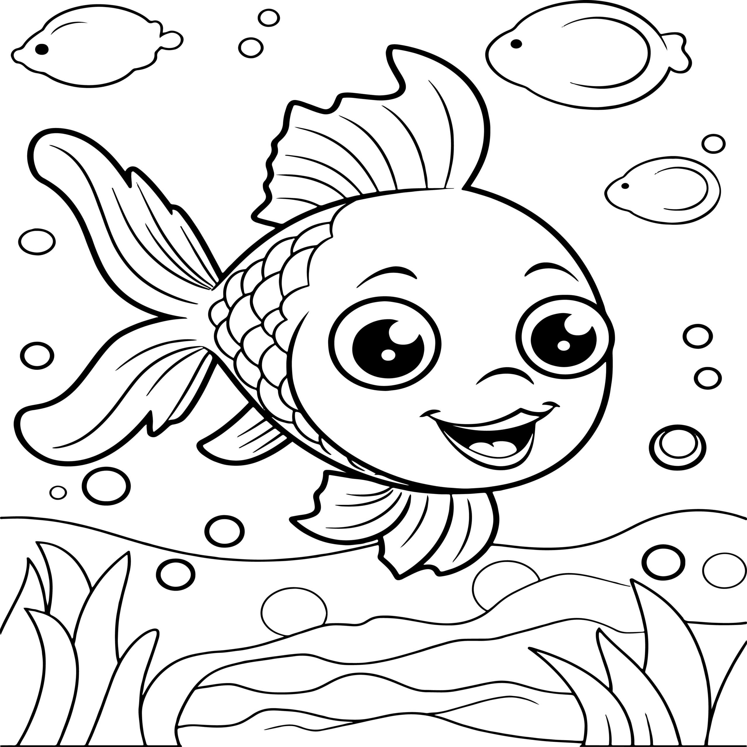 Printable Fish Coloring Pages
