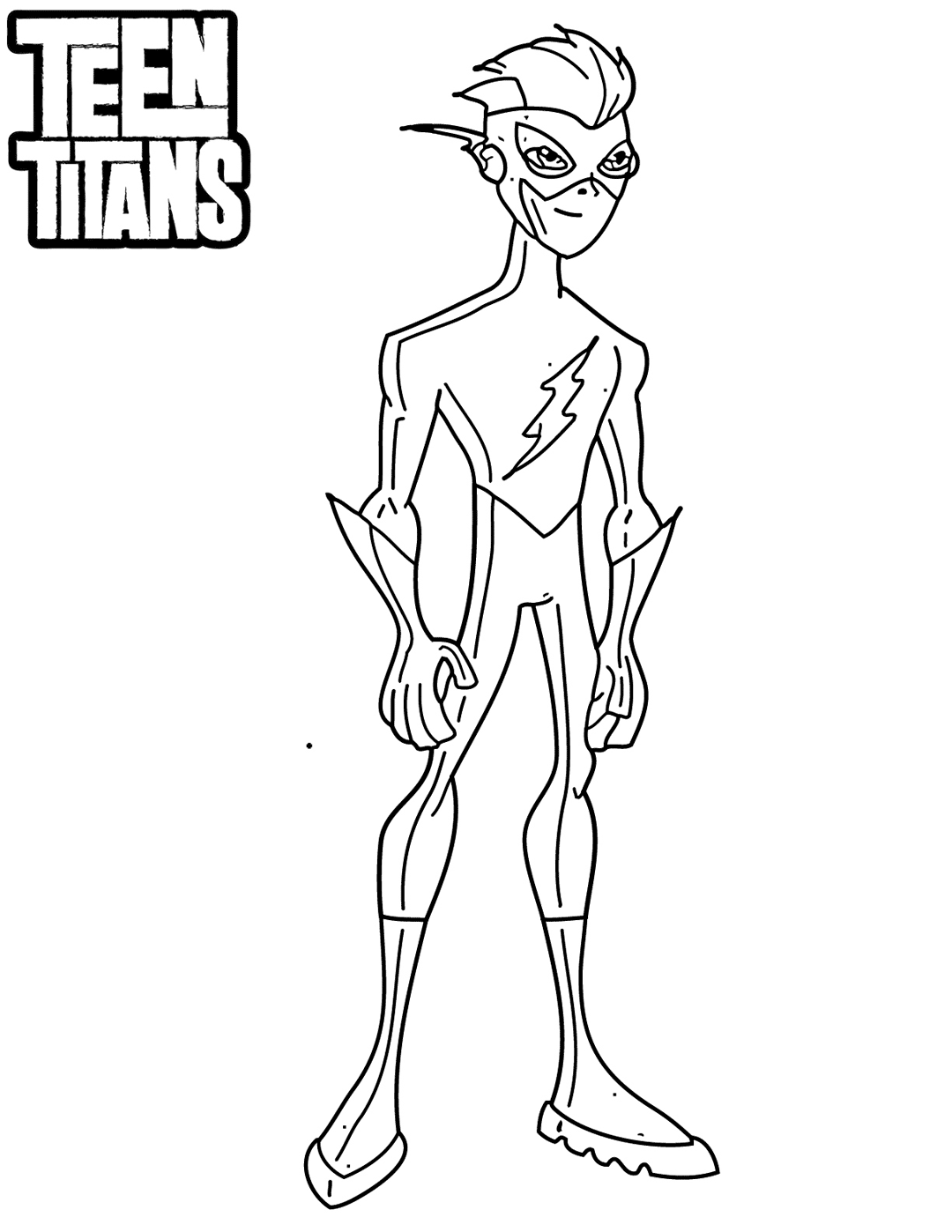 Flash Logo Coloring Pages Printable