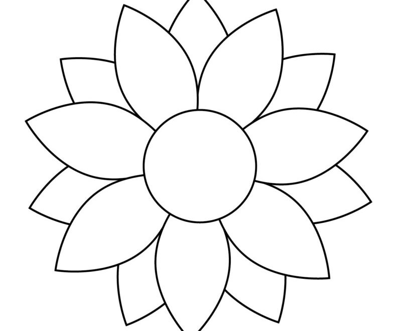 Flower Coloring Pages 50 FREE Printable Pages Printabulls