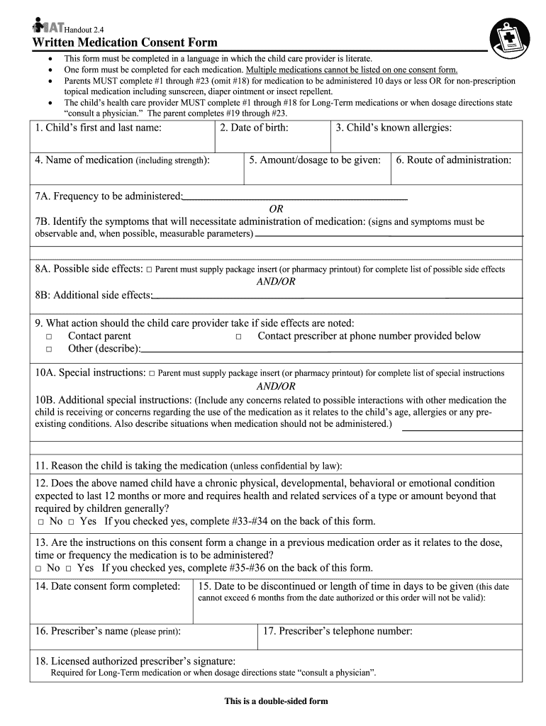 Form Consent Fill Online Printable Fillable Blank PdfFiller