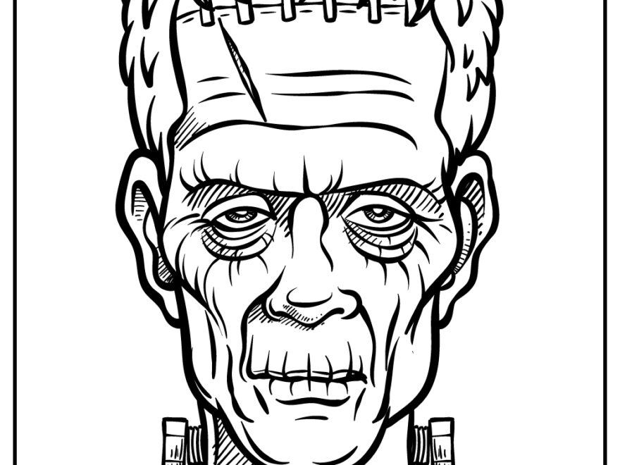 Frankenstein Coloring Pages 100 Free Printables