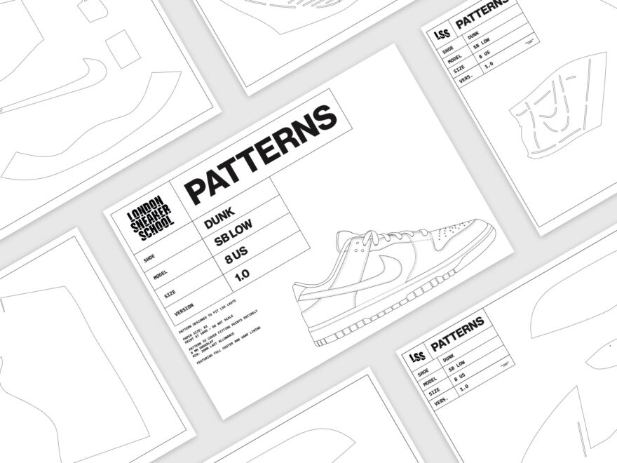 FREE Air Jordan 1 Shoemaking Patterns Size 4US 15US London Sneaker School
