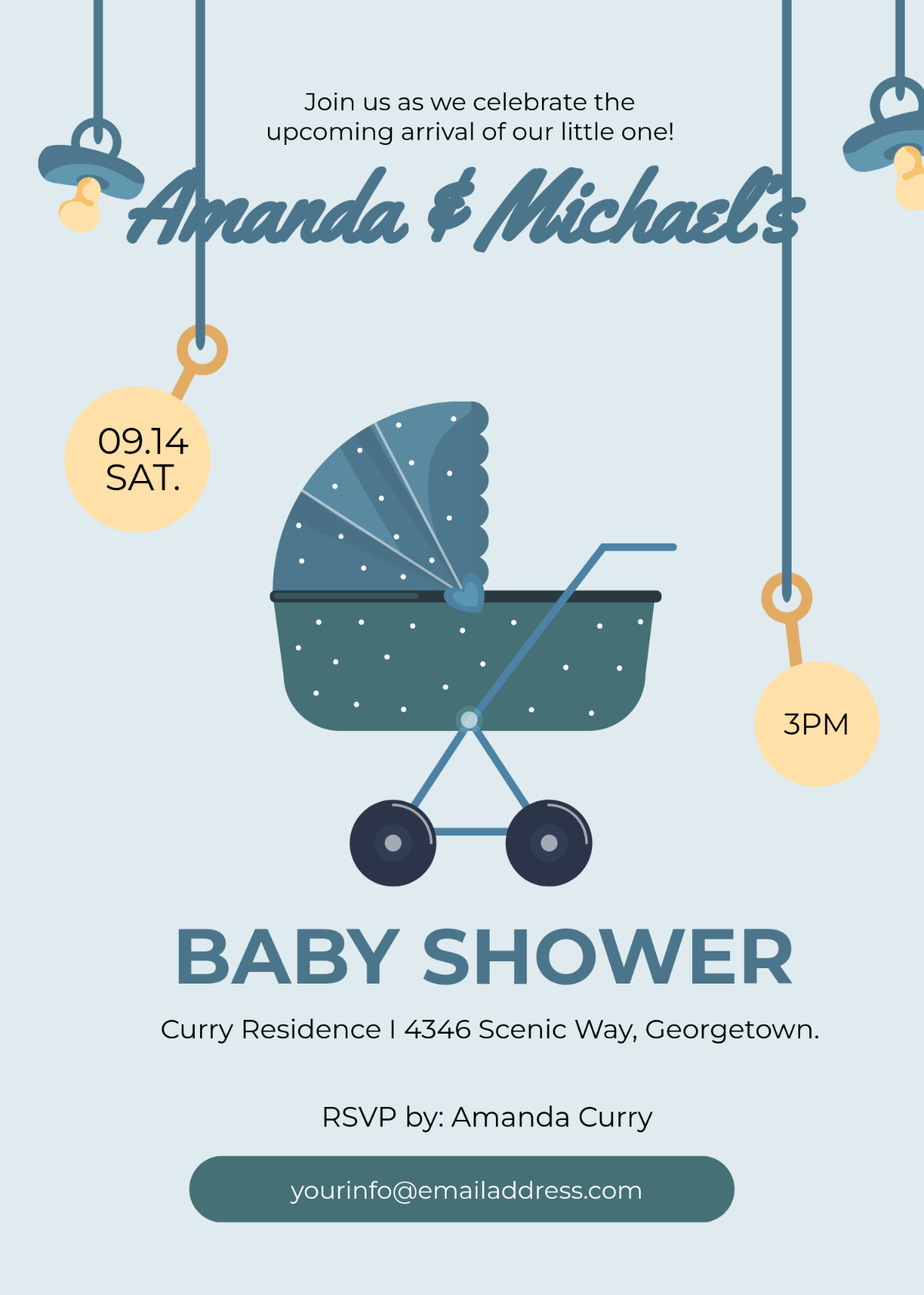 Free Baby Shower Invitation Templates Editable And Printable