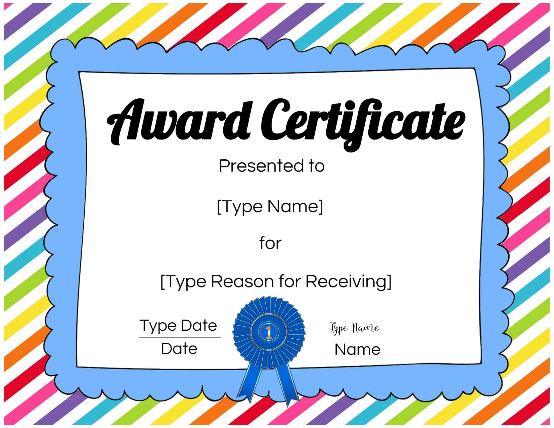 Free Printable Certificates For Preschool