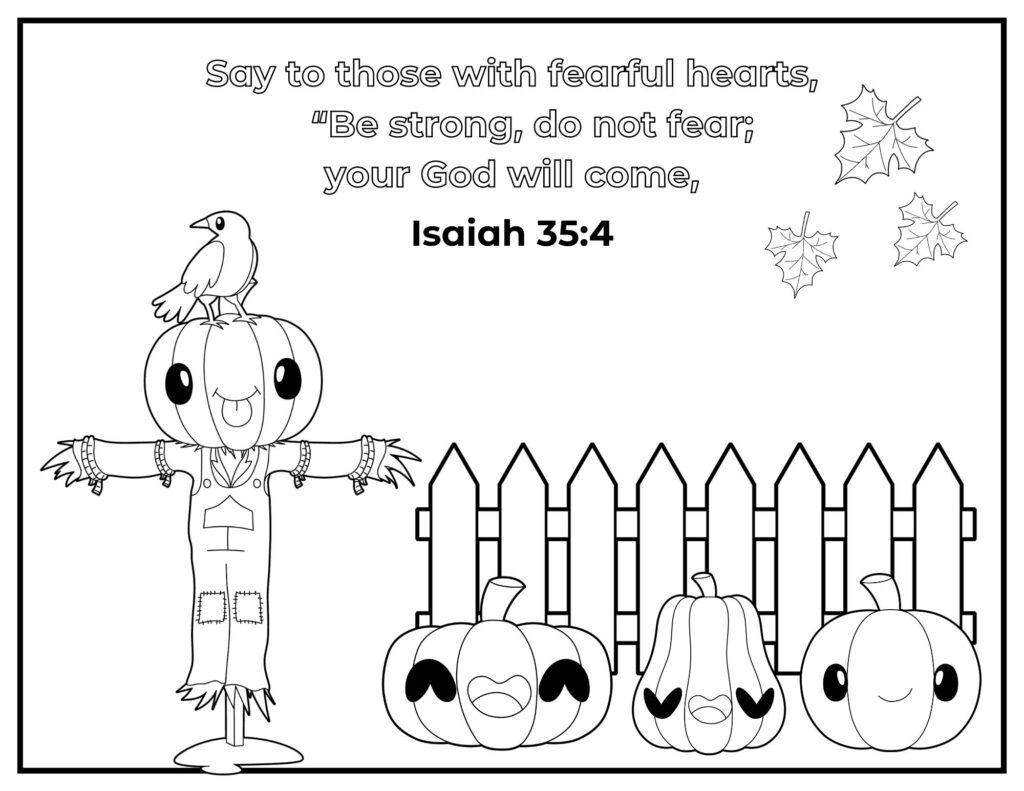 Free Christian Fall Coloring Pages Healing Home