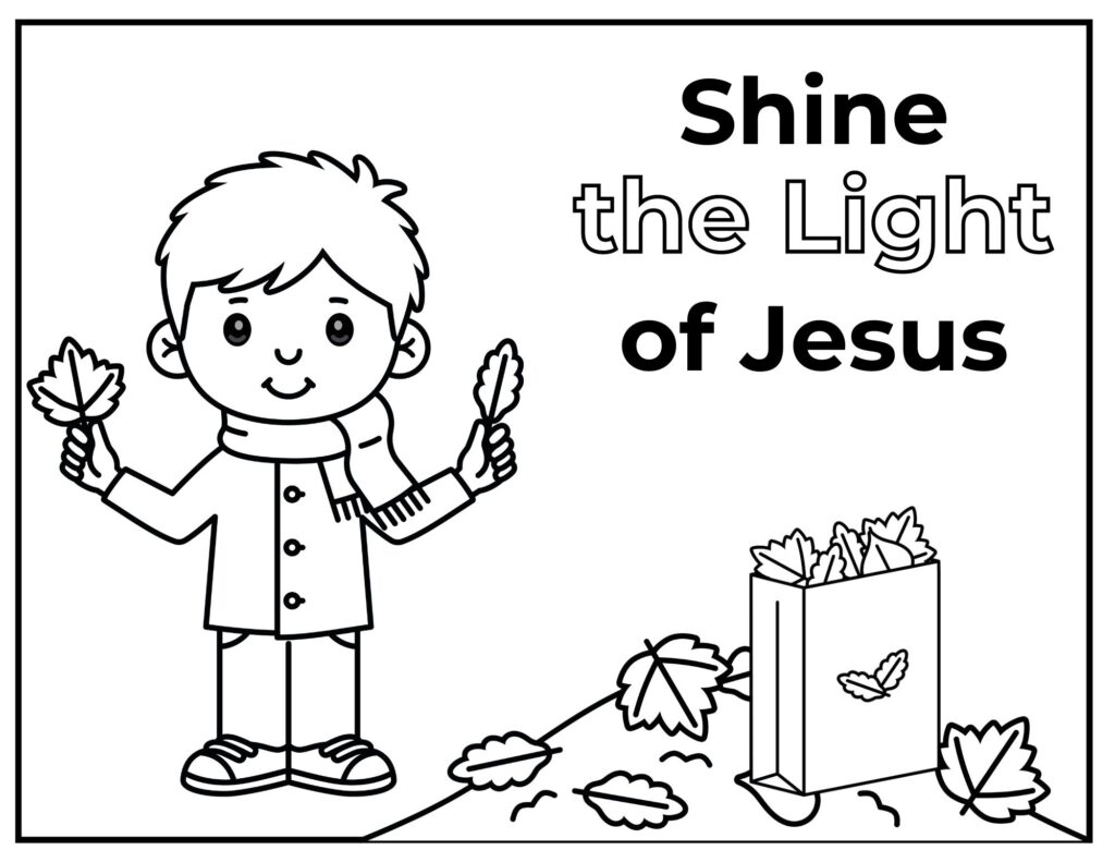 Free Christian Fall Coloring Pages Healing Home
