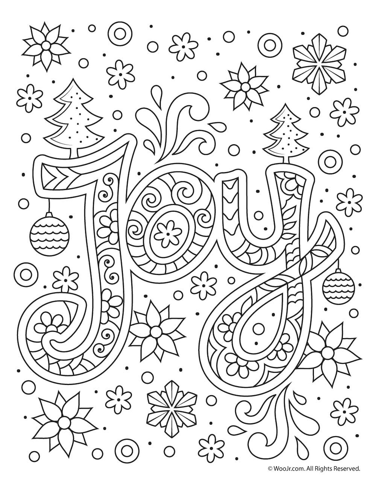 Free Printable Christmas Coloring Pages