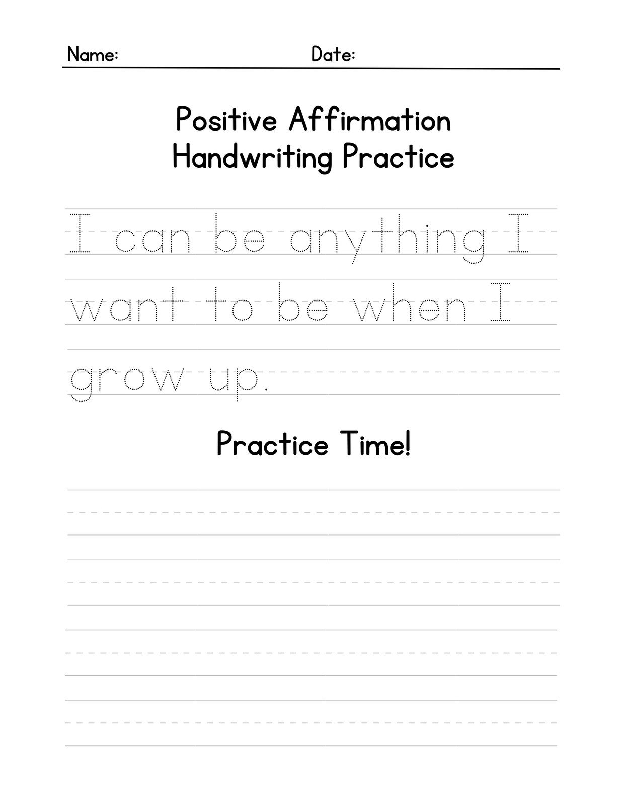 Handwriting Worksheets For Adults Printable Free