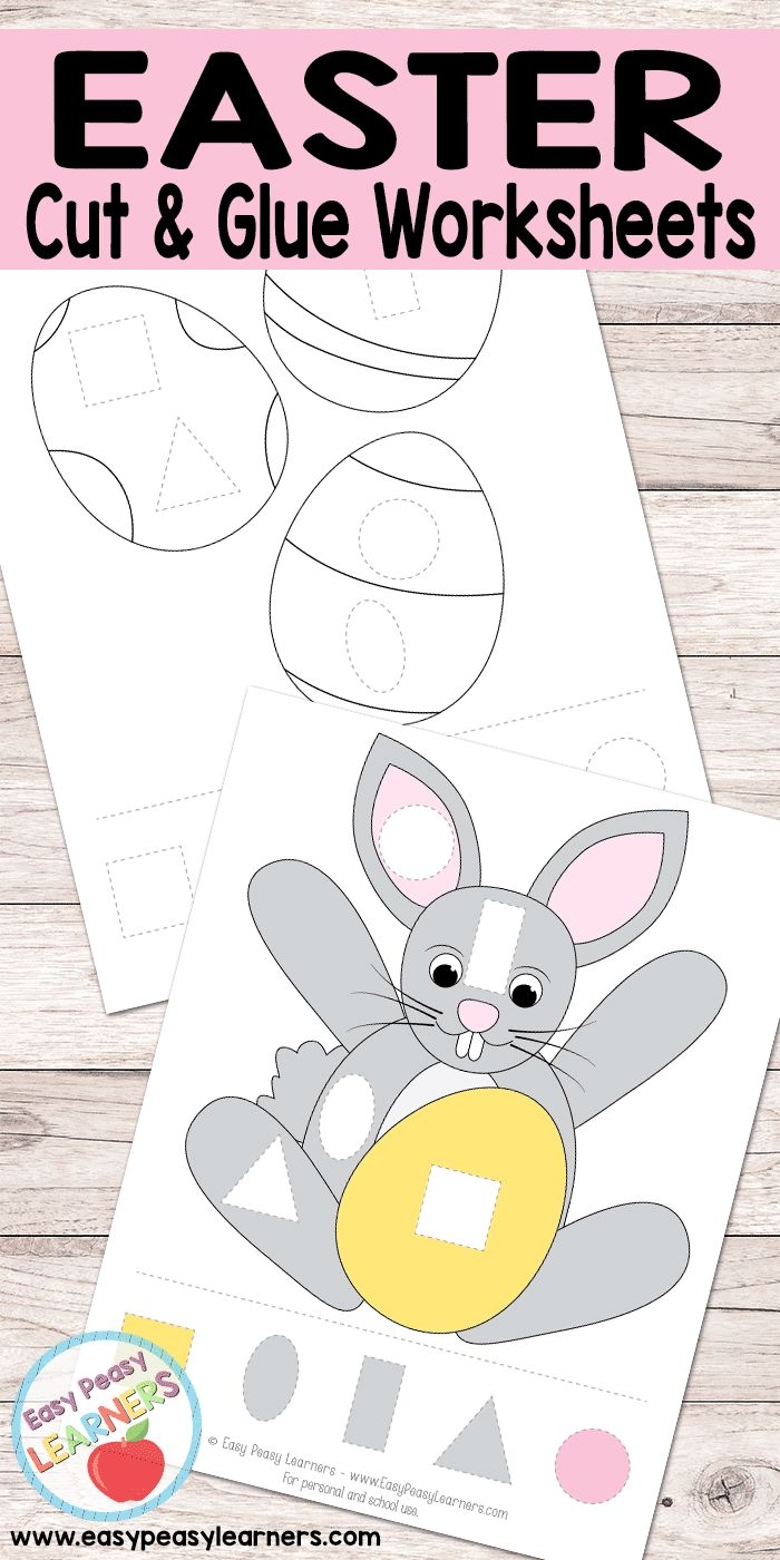 Free Easter Cut And Glue Worksheets