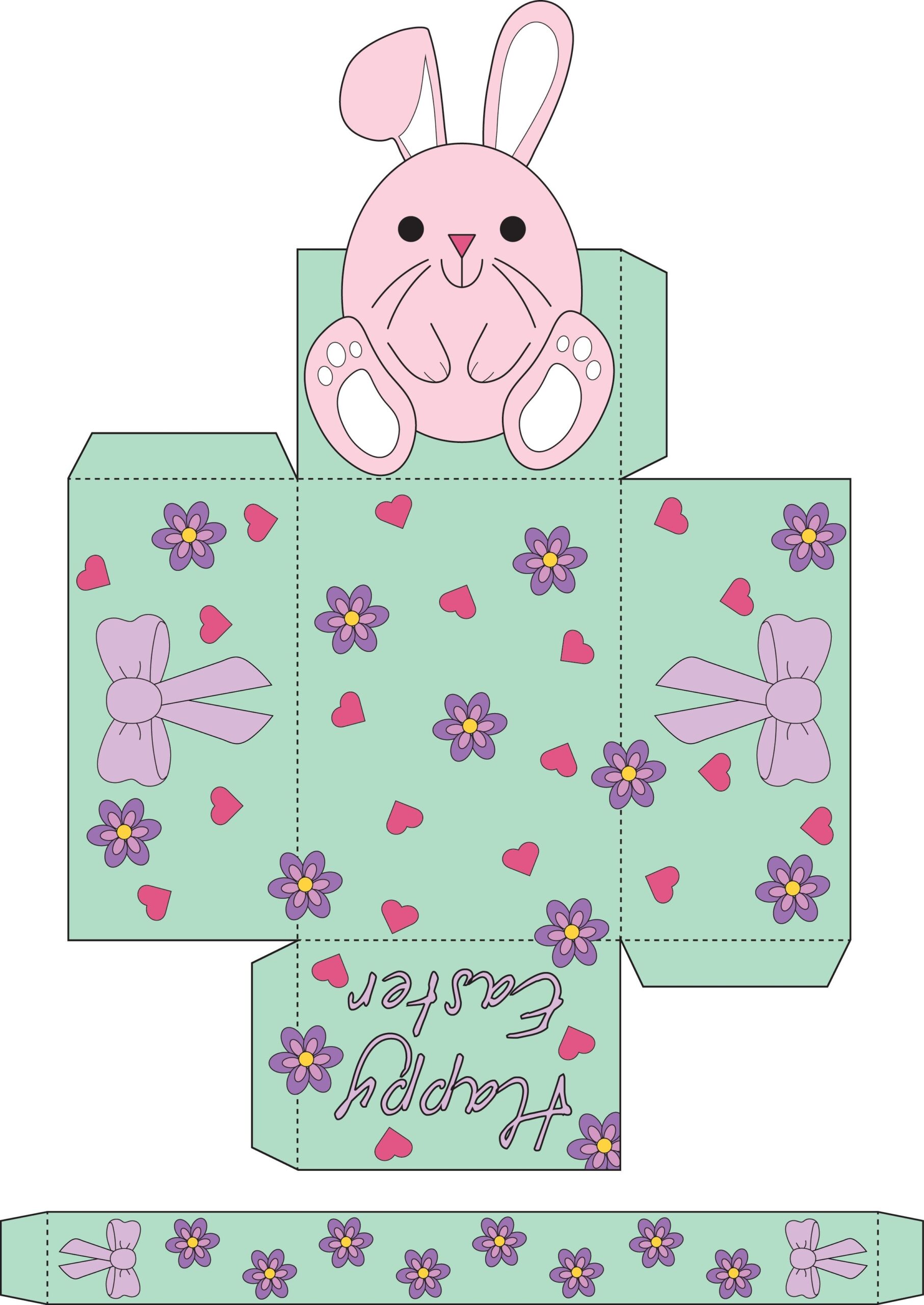 Free Easter Egg Basket Templates To Print And Make MadeForMums