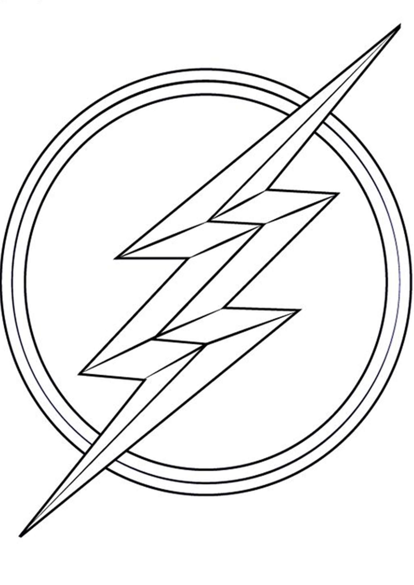Free Easy To Print Flash Coloring Pages