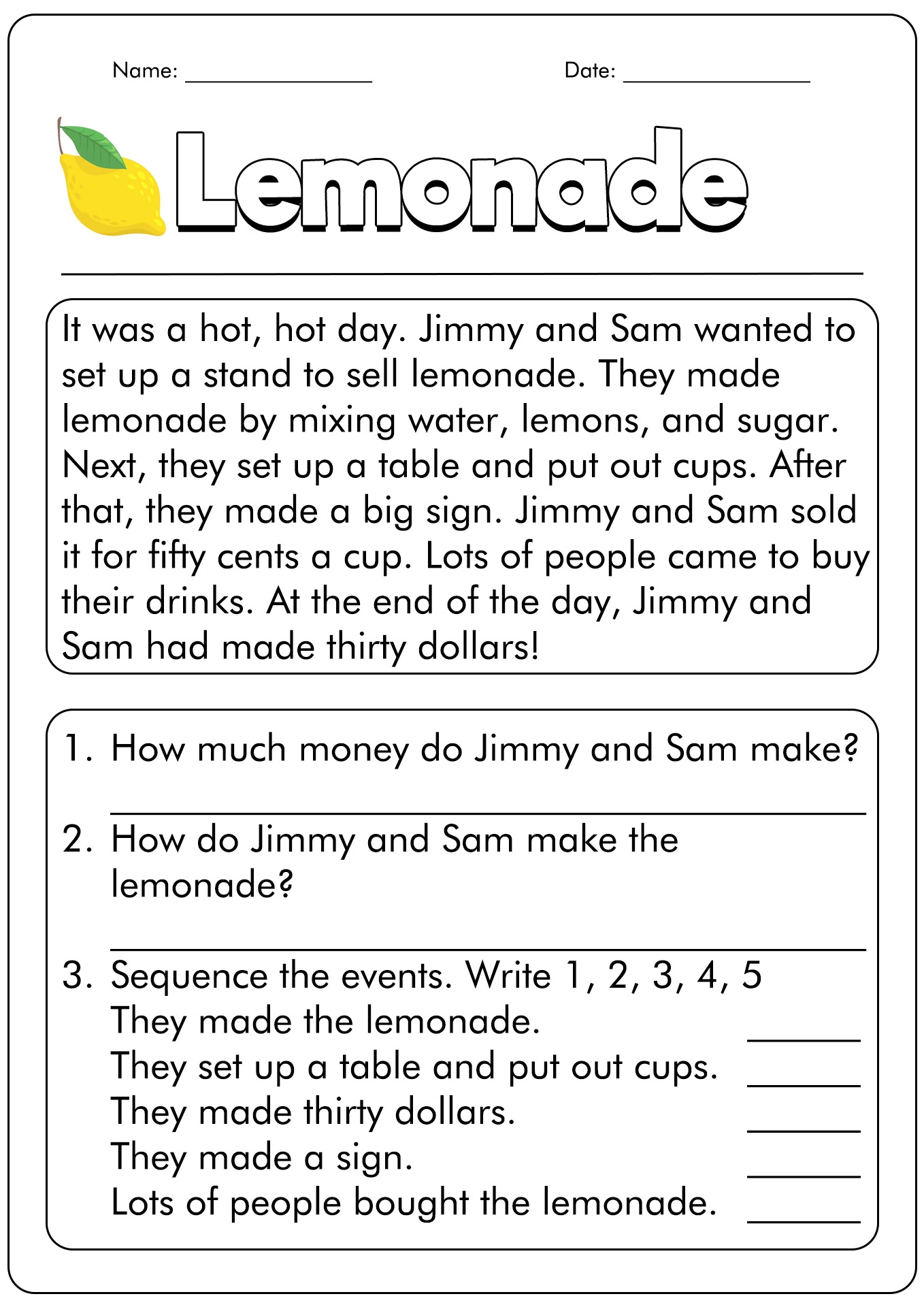 Free First Grade Reading Printables Download Free First Grade Reading Printables Png Images Free Worksheets On Clipart Library