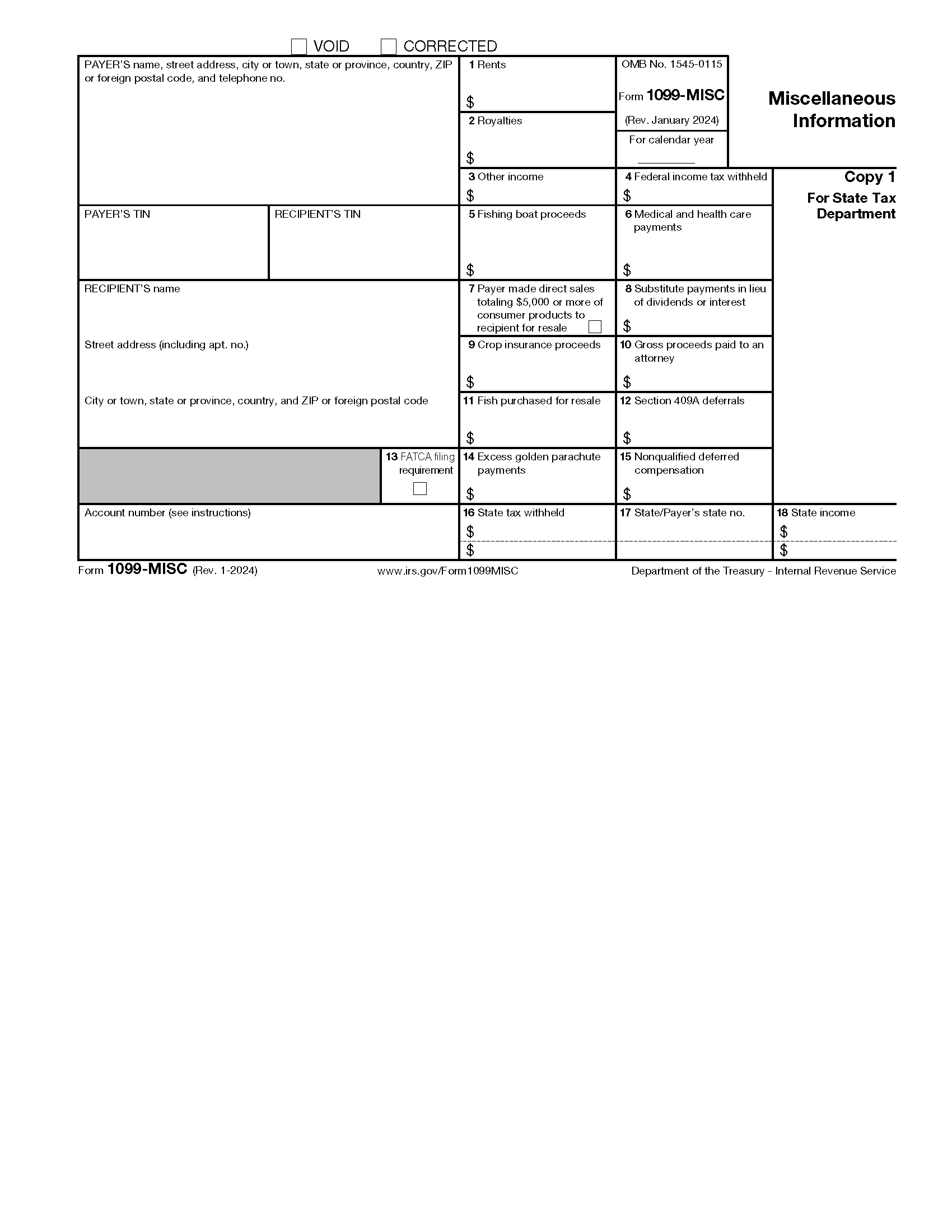 Free Printable Irs Tax Forms