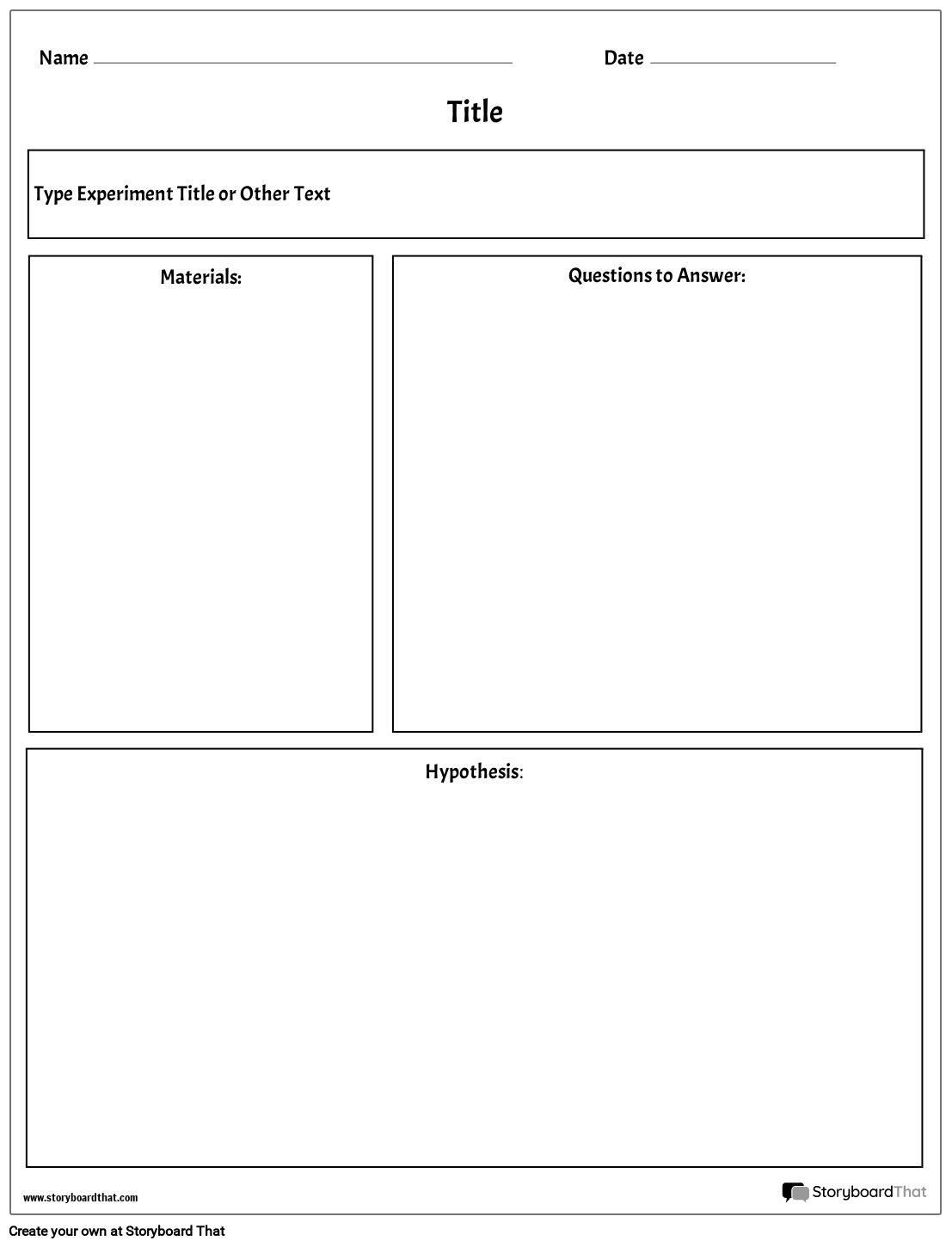Free Lab Report Maker And Worksheet Templates For Students Worksheets Library