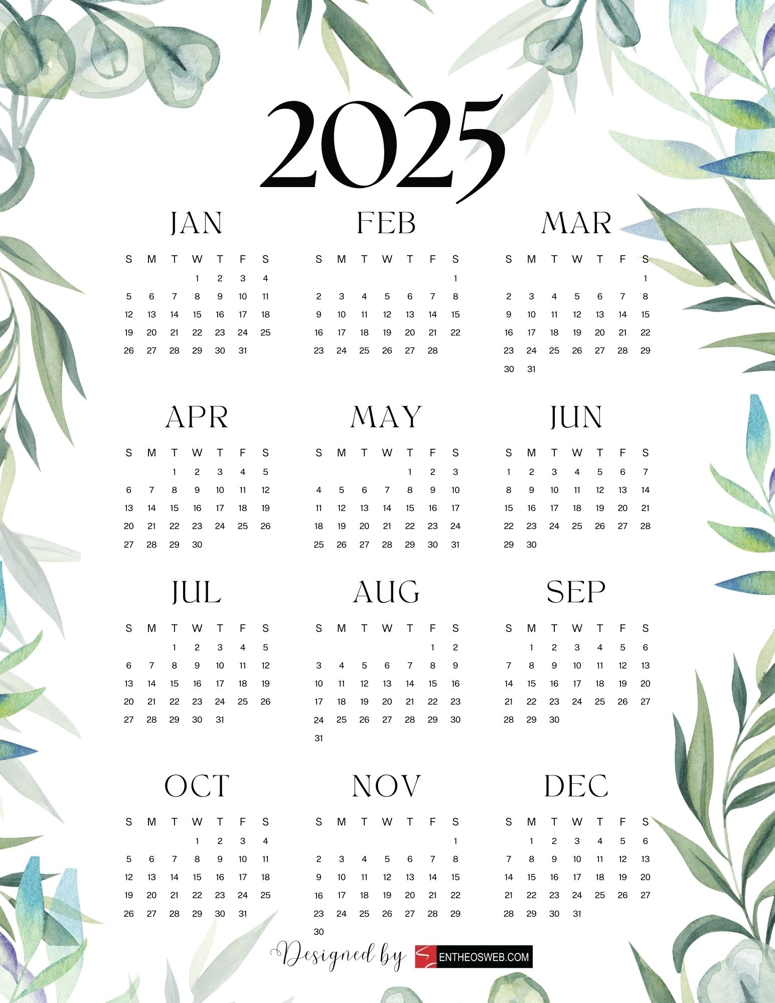 Free Printable Calendars With Inspirational Quotes 2025