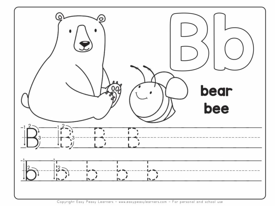 Free Printable Alphabet Book Alphabet Worksheets For Pre K And K Easy Peasy Learners