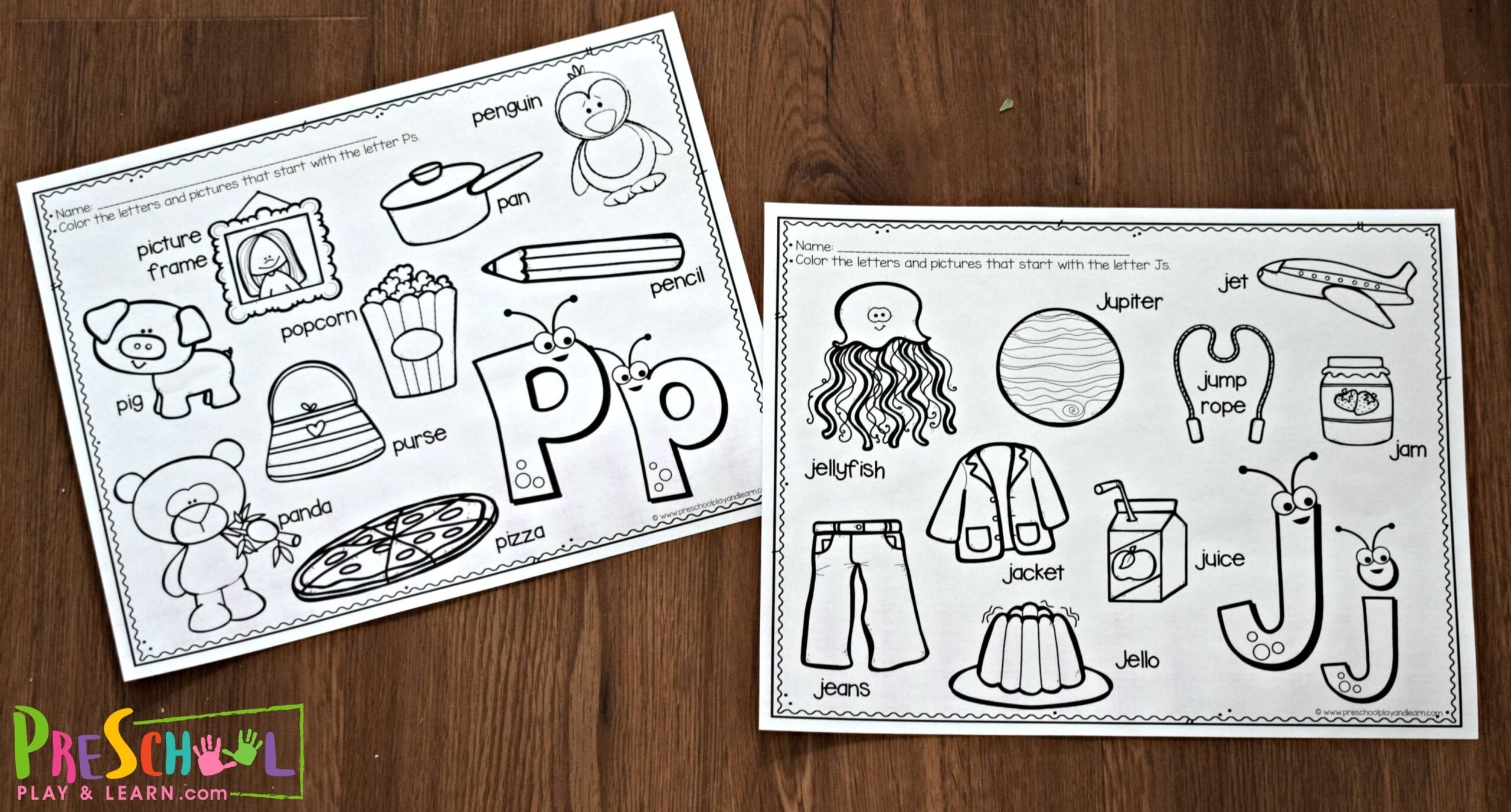 Free Printable Initial Templates To Color
