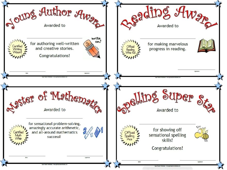 Free Printable Award Certificates For Elementary Students Download Free Printable Award Certificates For Elementary Students Png Images Free Worksheets On Clipart Library