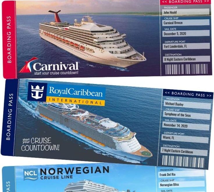 Free Printable Cruise Ticket PDF