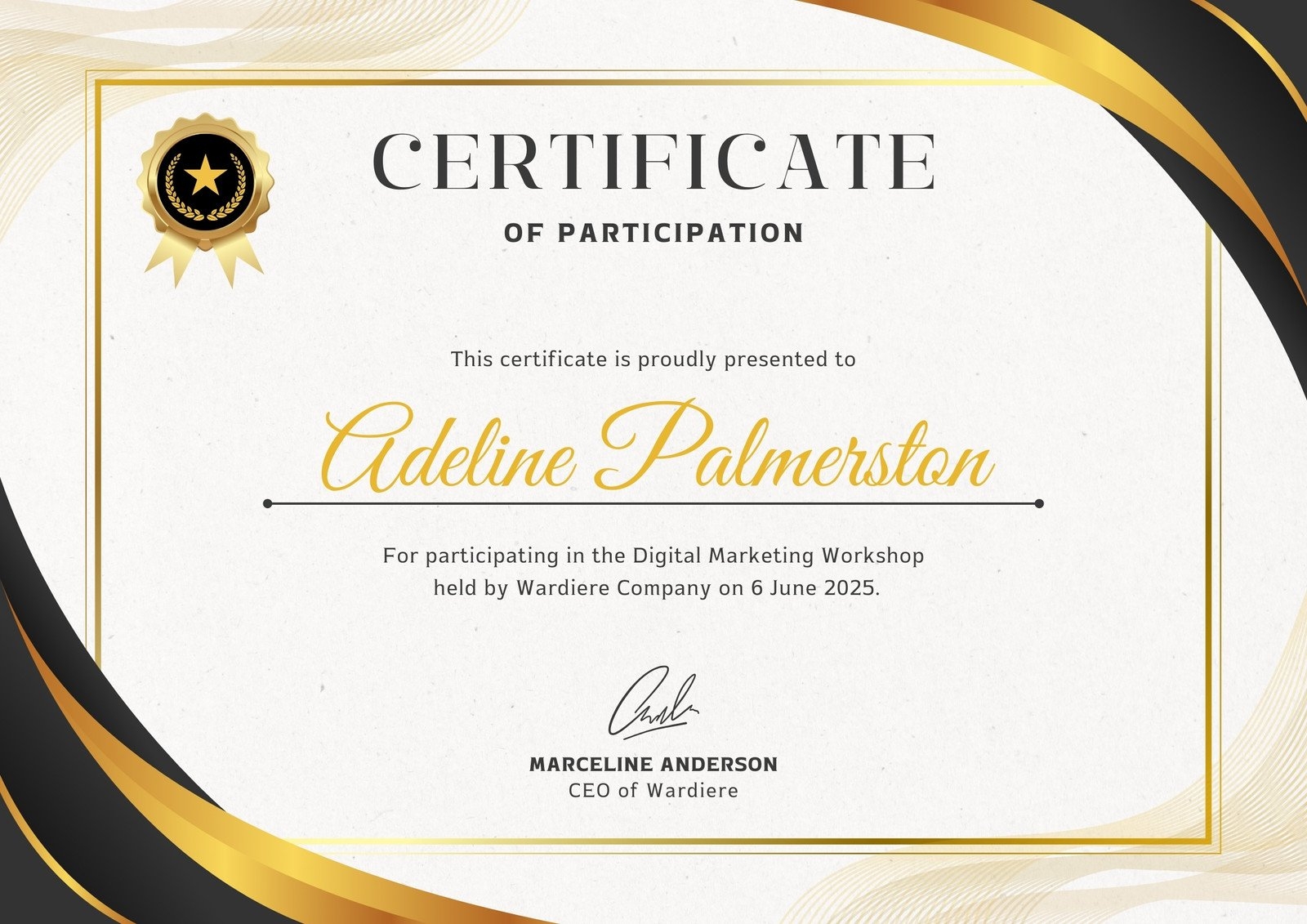 Free Printable Customizable Recognition Certificate Templates Canva