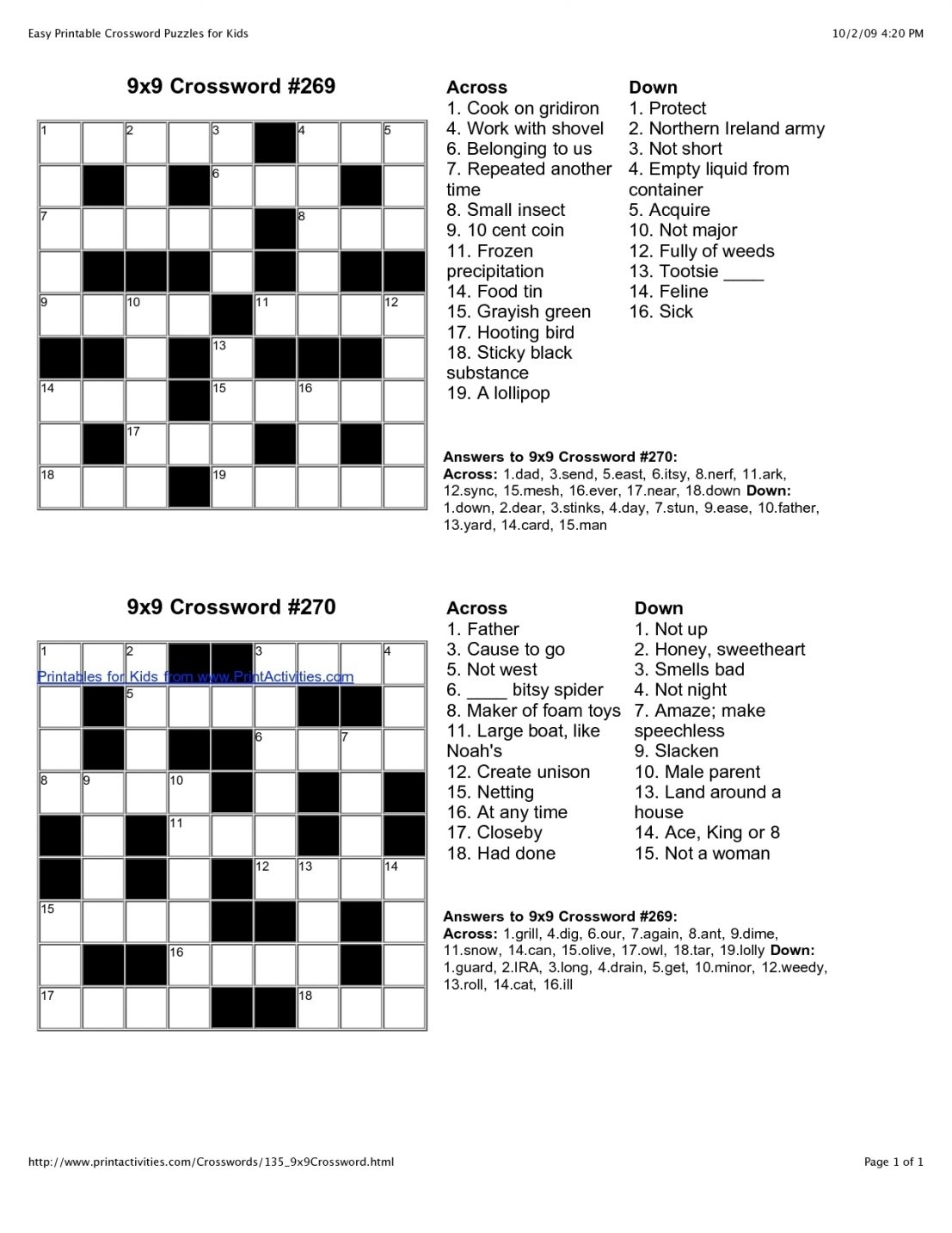 Free Printable Daily Crosswords Natashasearchlonhoson1982 s Ownd