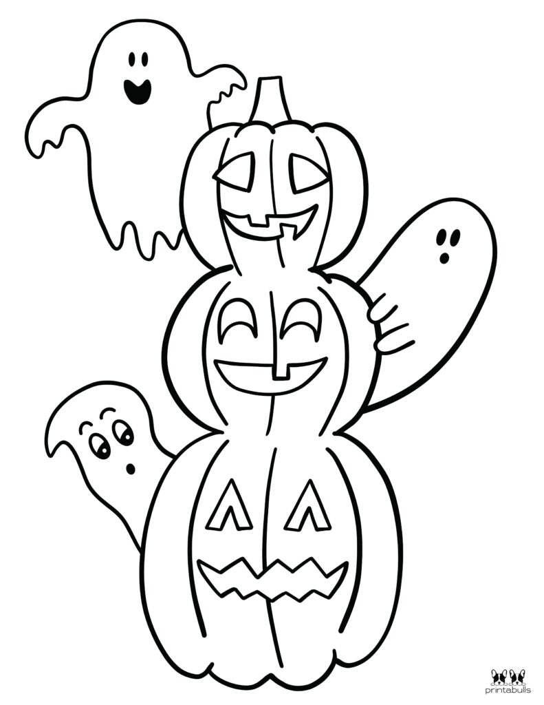 Free Printable Ghost Coloring Pages Printabulls