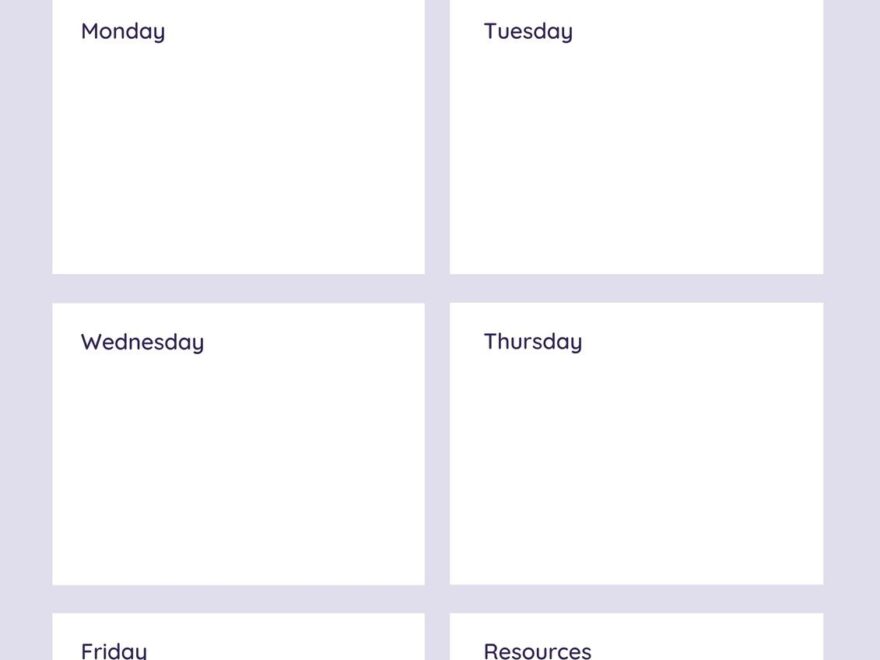 Free Printable Kindergarten Lesson Plan Templates Canva