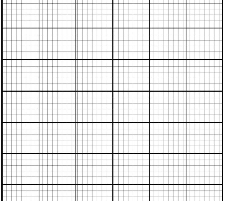 Free Printable Knitting Graph Paper