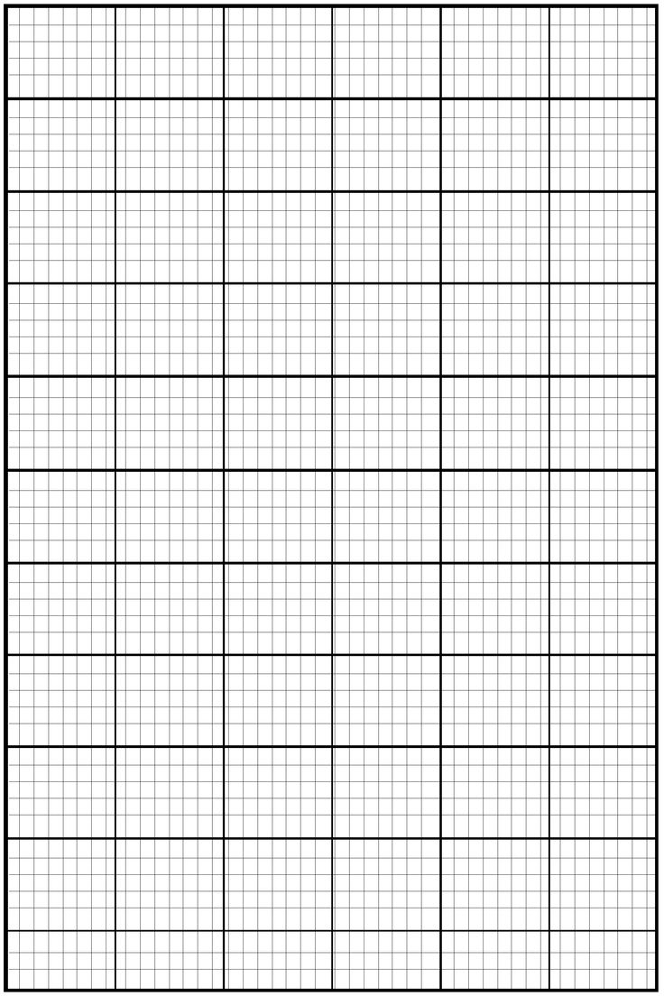 Free Printable Knitting Graph Paper Templates