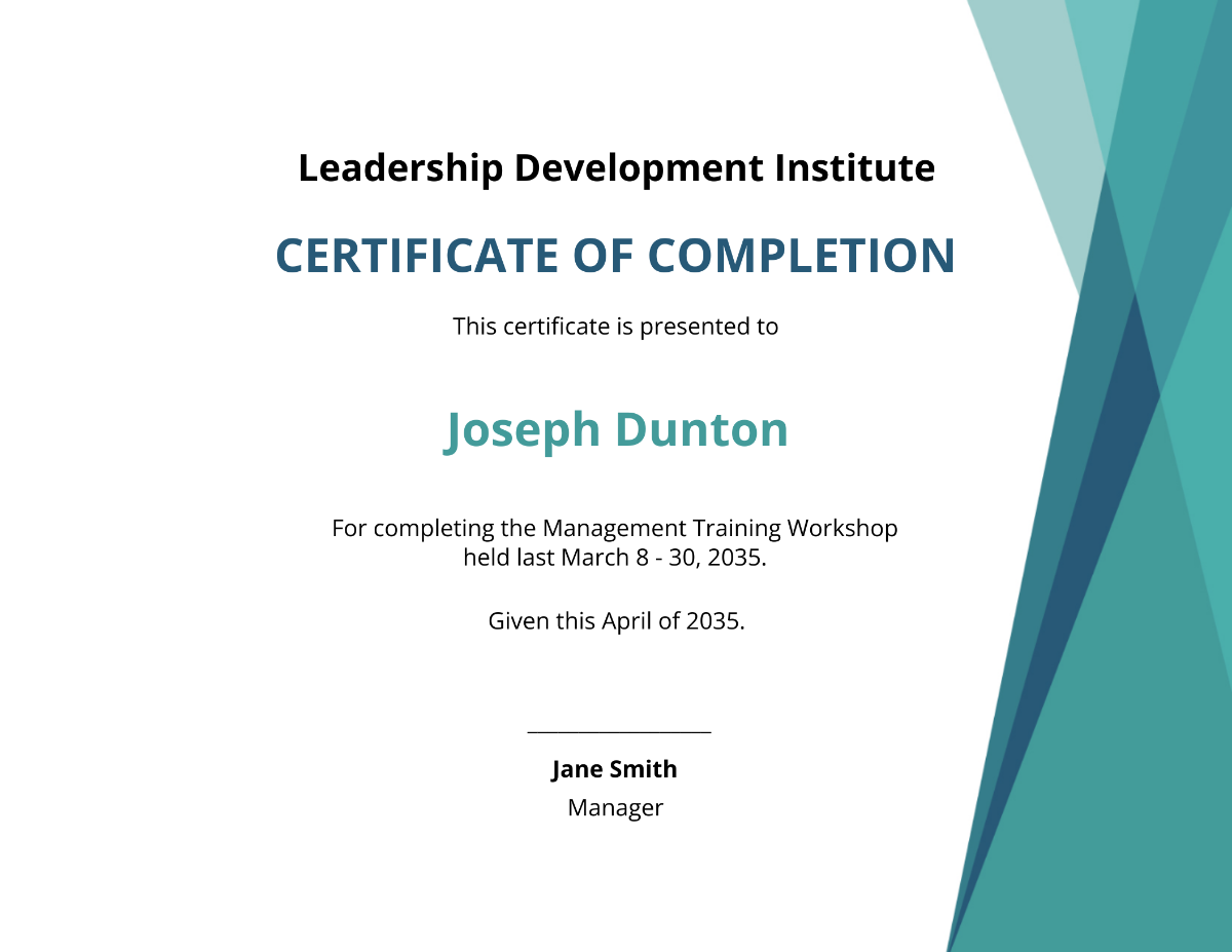 Free Printable Management Certificate Templates To Customize Online